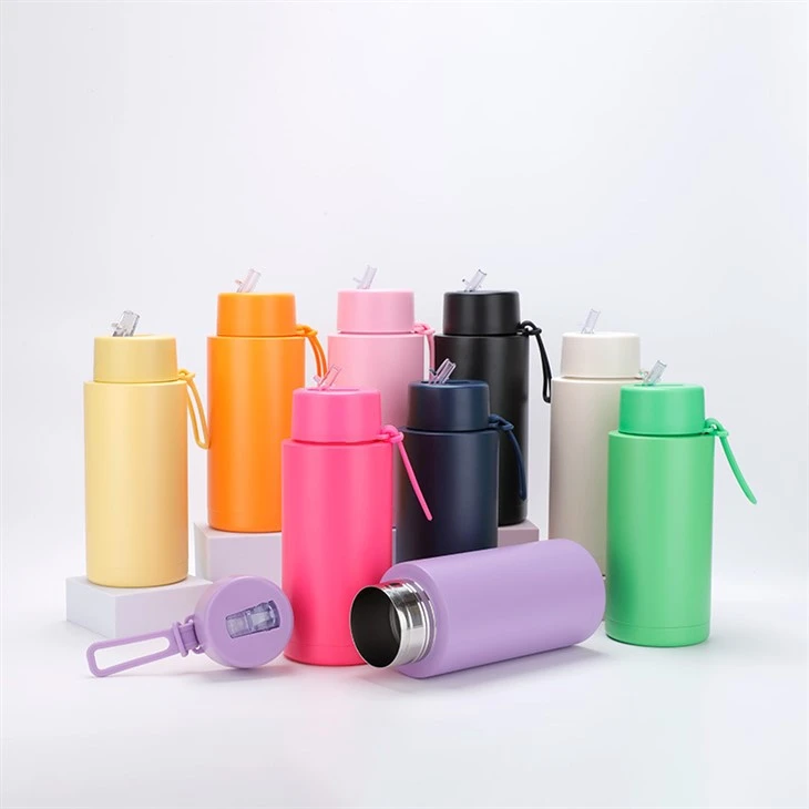 34oz Stainless Steel Sport Water Bottle